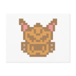 Pixel Chihuahua Dog postcards