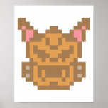 Pixel Chihuahua Dog posters