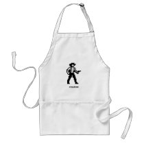 Pixel Cowboy Apron