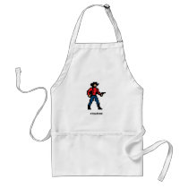Pixel Cowboy Colour Aprons