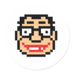Pixel Geek Nerd stickers