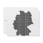 pixel germany shape invitations