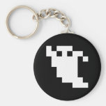Pixel Ghost Keychain