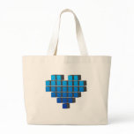 Pixel Heart - Love Video Games Pixels Life bags
