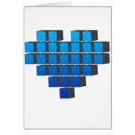 Pixel Heart - Love Video Games Pixels Life cards