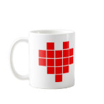 Pixel Heart mugs