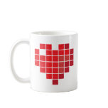 Pixel Heart Coffee Mug