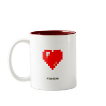 Pixel_Heart Coffee Mug