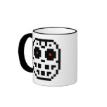 Pixel Hockey Goalie Mask mugs