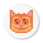 Pixel Kitty Cat magnets