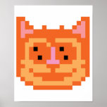 Pixel Kitty Cat posters