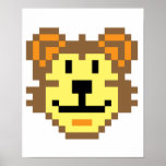 Pixel Lion posters