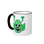 Pixel Martian Alien mugs