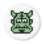 Pixel Ogre magnets