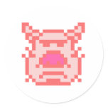 Pixel Pig stickers