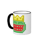 Pixel Prince Frog Toad mugs