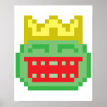 Pixel Prince Frog Toad posters