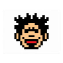 Pixel Punk Post Card