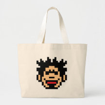 Pixel Punk Tote Bag
