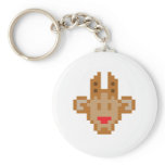 Pixel Reindeer keychains