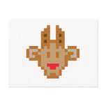 Pixel Reindeer postcards