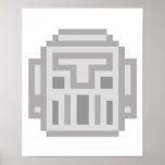Pixel Robot posters
