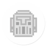 Pixel Robot stickers