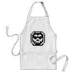 Pixel Skeleton Skull aprons