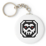 Pixel Skeleton Skull keychains