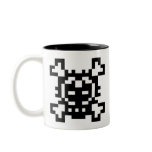 Pixel Skull and Crossbones mugs
