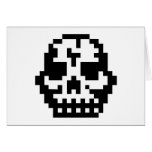 Pixel Skull cards