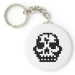 Pixel Skull keychains