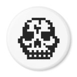 Pixel Skull magnets