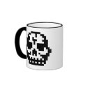Pixel Skull mugs