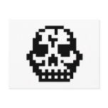 Pixel Skull postcards
