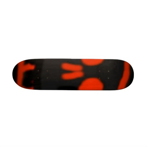 Pixel Skull Skate Board Deck