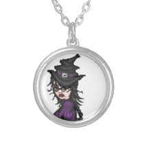 Pixel witch necklaces