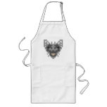 Pixel Wolf aprons