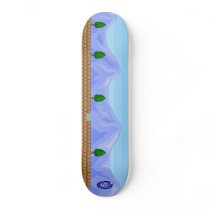 Pixel world skateboard