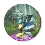 Pixie freeing a frog refrigerator magnets