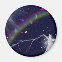 Pixie Rainbow Escape Refrigerator Magnet