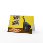 Pizza Cat Greeting Cards