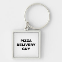 Pizza Delivery Guy Key Chains