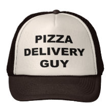 Pizza Delivery Guy Trucker Hats