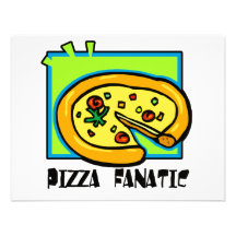 Pizza Fanatic Personalized Invite