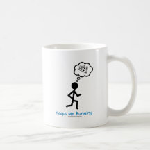 Pizza - Keeps Me Running Coffee Mugs
