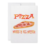 Pizza Makes it Better Personalized Invites
