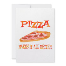 Pizza Makes it Better Personalized Invites