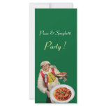PIZZA & SPAGHETTI PARTY ITALIAN KITCHEN,RESTAURANT rack cards