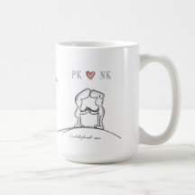 PK heart NK Mugs